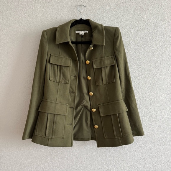 Veronica Beard Olive Utility Jacket - Picture 2 of 9